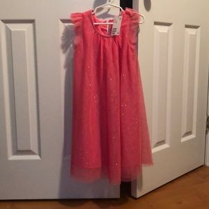 Pink tulle sparkle dress